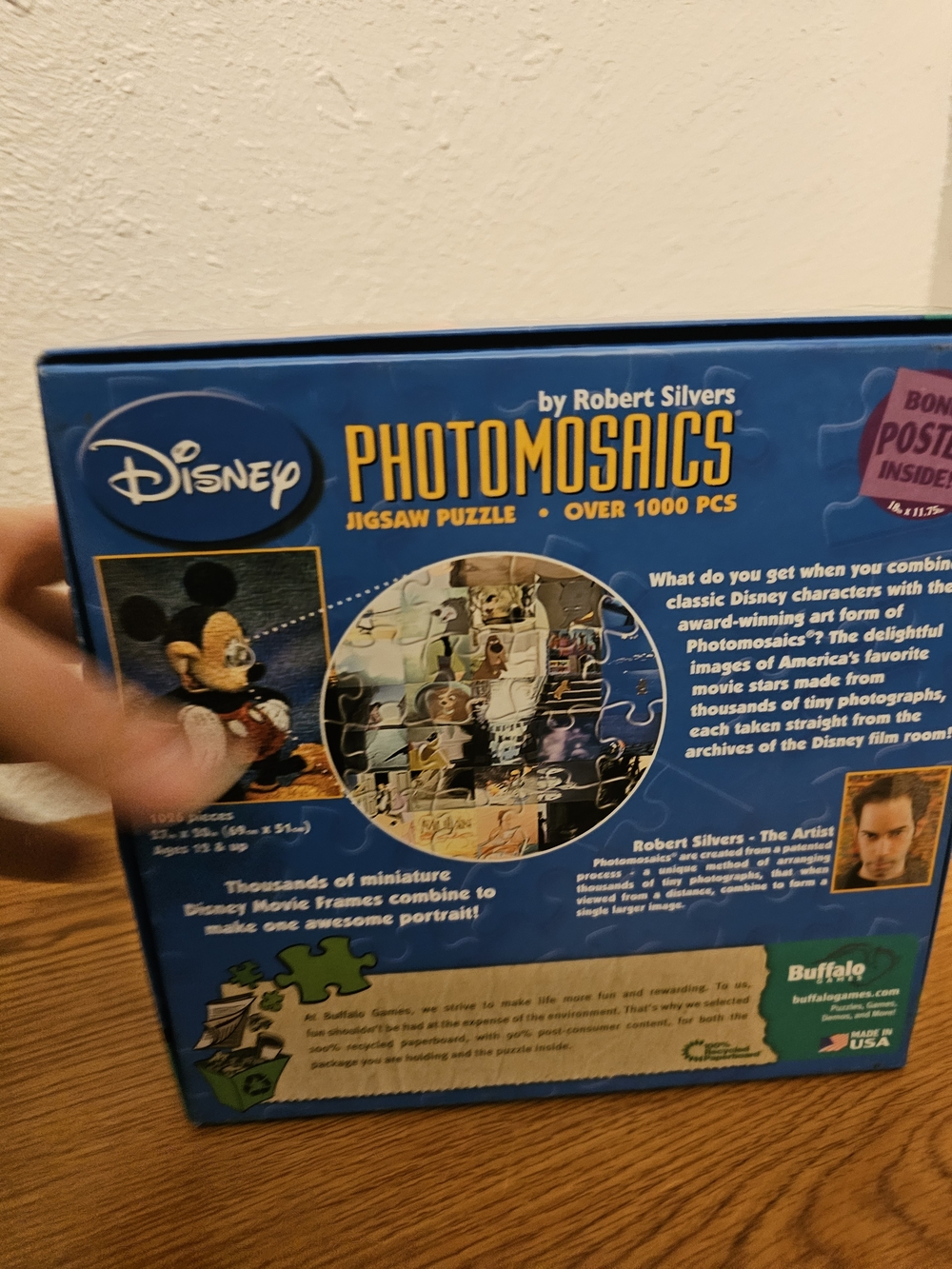 Photomosaics Disney Mickey's World Mouse 1000 Piece Disneyland - Picture 5 of 5